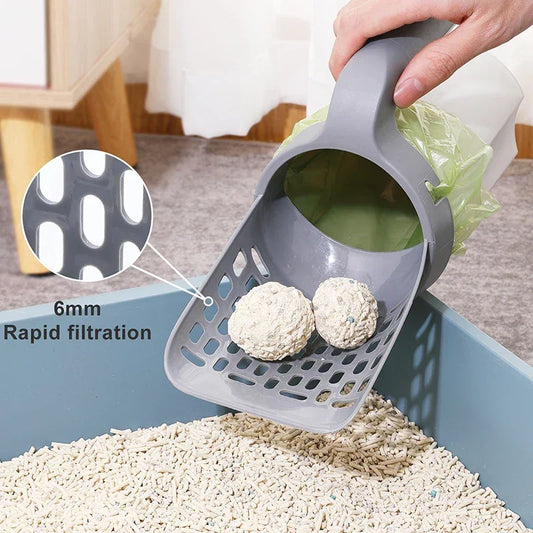 Cat Litter Scoop: Quick and Easy Cleaning with Disposable Bags