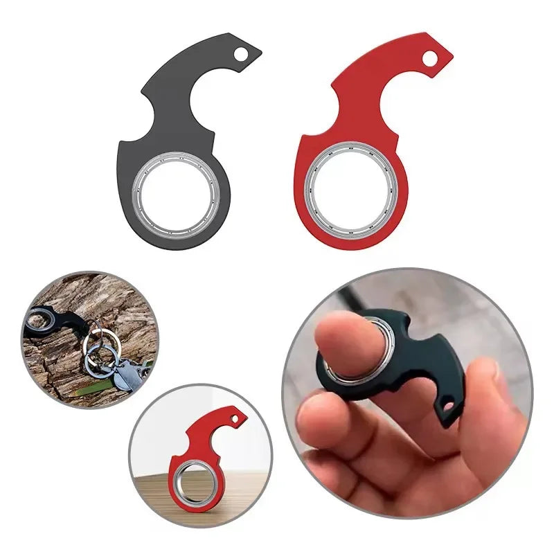 Pocket Fidget Ring Keychain – Relieve Stress Anywhere