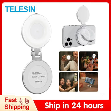 Portable Magnetic Selfie Light – Perfect Lighting Anywhere
