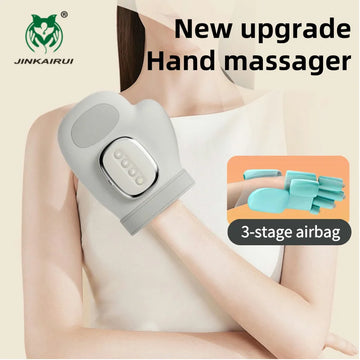 Heated Palm Massager – Air Compression for Hand Relaxation