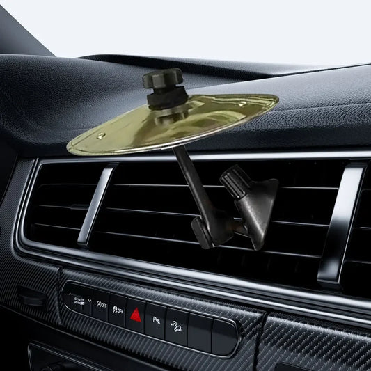 Car Vent Drum Cymbal Toy – Clip-On Mini Crash Cymbal